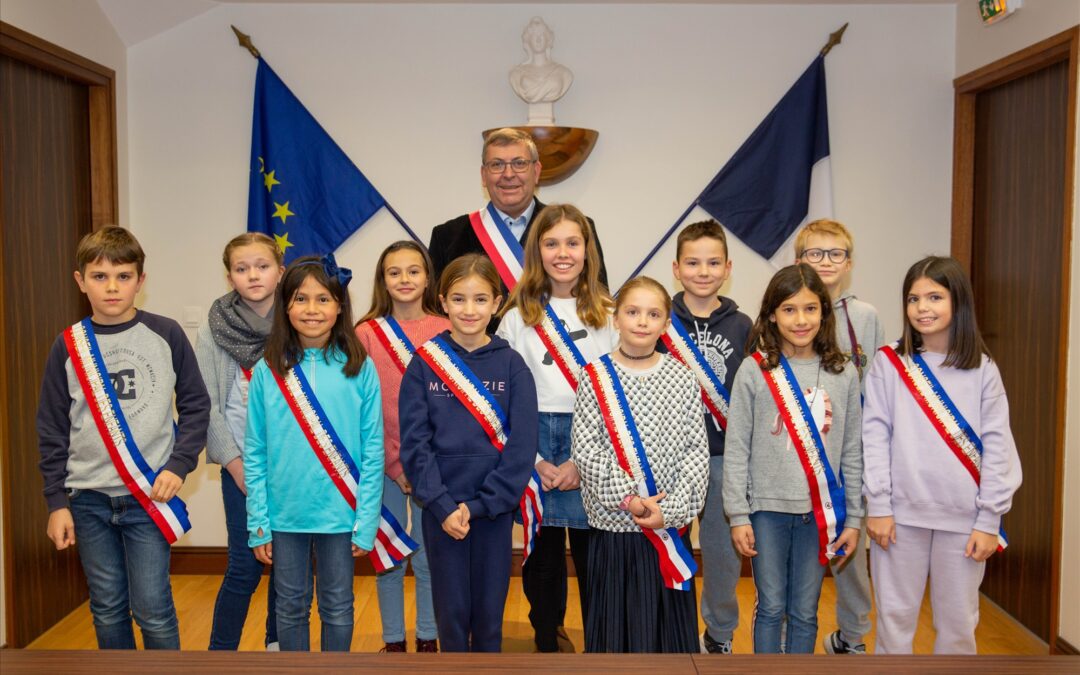 Le nouveau conseil municipal des enfants